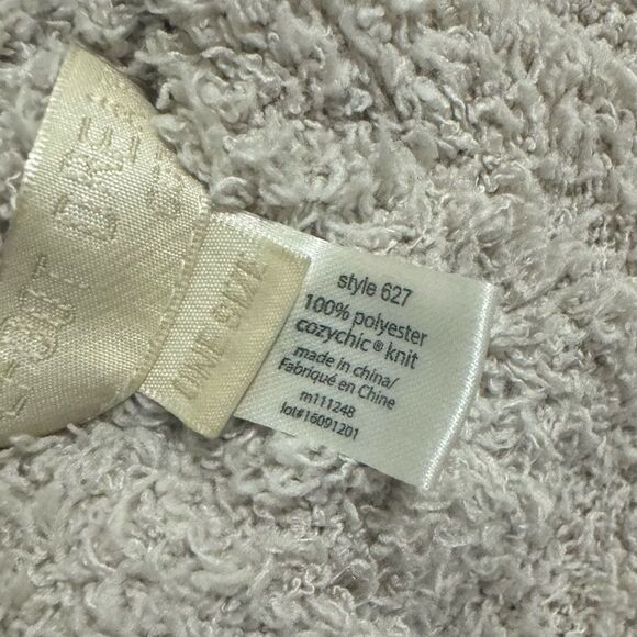 Barefoot Dreams One Size Cozy Chic Beach Fringe Lounge Poncho - Picture 6 of 7